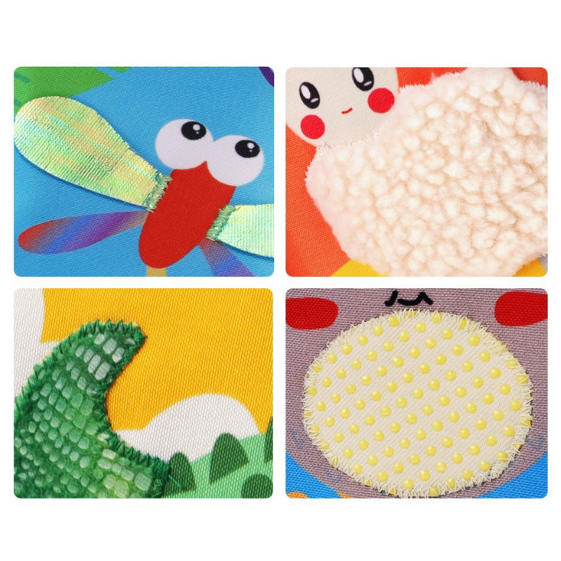 洗える 動物の3D絵本 ブルー (Animal Wing)
