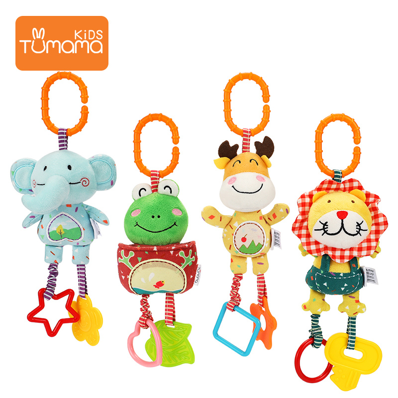 【Tumama KiDS】歯固め付きアニマルラトル | ガラガラ