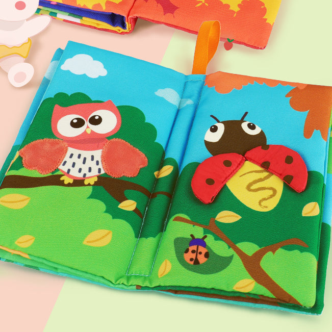 Tumama KiDS】洗える 動物の3D絵本 ブルー (Animal Wing) – Tumama